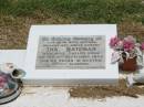 Ina BATEMAN,
wife mother granny great-granny,
died 4 Sept 1982 aged 69 years 10 months;
Jandowae Cemetery, Wambo Shire