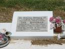 
Ina BATEMAN,
wife mother granny great-granny,
died 4 Sept 1982 aged 69 years 10 months;
Jandowae Cemetery, Wambo Shire
