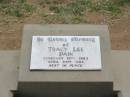 
Tracy Lee PAIN,
19 Feb 1983 - 23 April 1985;
Jandowae Cemetery, Wambo Shire
