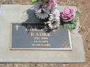 
Amanda Jane RADKE,
still born 24-9-1972;
Jandowae Cemetery, Wambo Shire
