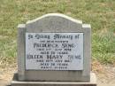 parents;
Frederick SENG,
died 8 May 1972 aged 70 years;
Eileen Mary SENG,
died 19 July 1983 aged 76 years;
Jandowae Cemetery, Wambo Shire