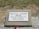 
Wilhelm Johann SENG,
died 10 Oct 1975 aged 43 years;
Jandowae Cemetery, Wambo Shire
