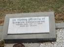 Spencer GERSEKOWSKI,
died 24-7-1989 aged 82 years;
Jandowae Cemetery, Wambo Shire