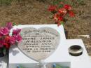 
Wayne James WHEELDON,
son,
died 4 Nov 1966 aged 14 months;
Jandowae Cemetery, Wambo Shire
