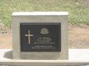
D.A. HICKEY,
died 24 Dec 1954 aged 64 years;
Jandowae Cemetery, Wambo Shire

