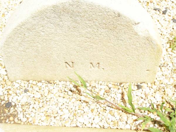 N.M,  | aged 12 months;  | Jimbour Station Historic Cemetery, Wambo Shire  | 