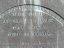 Catharine SHOWCRAFT, died West Prairie 7 July 1895 aged 11 years; Jondaryan cemetery, Jondaryan Shire 