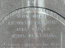 
Catharine SHOWCRAFT,
died West Prairie 7 July 1895 aged 11 years;
Jondaryan cemetery, Jondaryan Shire
