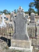 Sarah Rebecca JONES, died Lagoon Creek 19 June 1898 aged 19 years 7 months; Mary JONES, wife of Thomas JONES, died 2 June 1899 aged 61 years; Jondaryan cemetery, Jondaryan Shire 