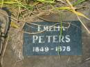 Emelia PETERS 1849 - 1878 Engelsburg Baptist Cemetery, Kalbar, Boonah Shire 