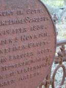 Louisa Wilhelmine SCHOSSOW geb 19 Feb 1834 gest 5 Nov 1911 Engelsburg Baptist Cemetery, Kalbar, Boonah Shire 