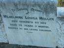 
Wilhelmine Louisa MOLLER
5 Dec 1923, aged 75 years 11 months
Engelsburg Baptist Cemetery, Kalbar, Boonah Shire
