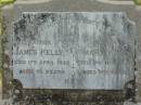 James KELLY 17 Apr 1938, aged 76 Mary KELLY 2 Nov 1938, aged 65  Kalbar Catholic Cemetery, Boonah Shire 