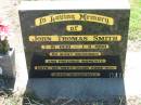 
John Thomas SMITH, dad,
7-10-1930 - 1-9-1990;
Kalbar General Cemetery, Boonah Shire

