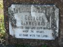 
George ZIMMERMAN,
died 29 Nov 1950 aged 76 years;
Kalbar General Cemetery, Boonah Shire
