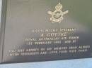 
A. (Alfred) GOTTKE,
1 Feb 1992 aged 87,
wife Doris;
Kalbar General Cemetery, Boonah Shire
