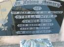 
Stella Myrle SCHELBACH, wife mother,
died 14 March 1965 aged 30 years;
Kalbar General Cemetery, Boonah Shire
