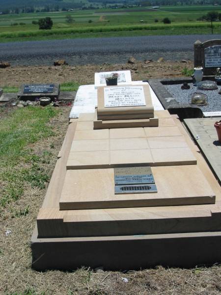 Mary Mabel WALKER, mother grandmother,  | died 3 July 1975 aged 81 years;  | Esther Annie WEST, mother,  | 1903-1976;  | William Cecil WEST, father,  | 1902-1983;  | Kalbar General Cemetery, Boonah Shire  | 