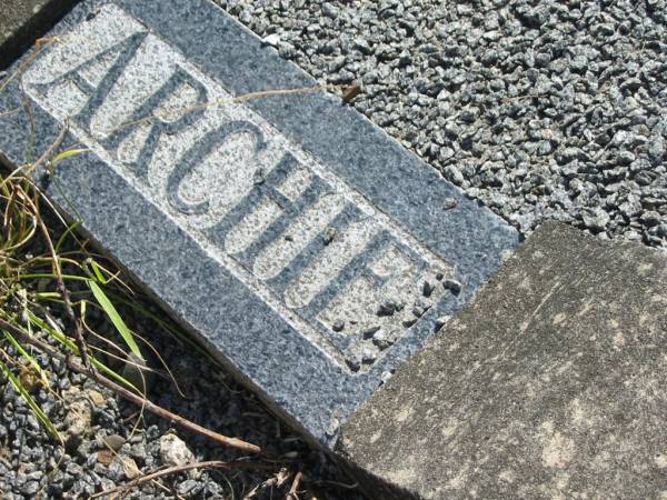 Arthur Henry SCHNEIDER,  | died 23 June 1949 aged 49 years,  |  Archie ;  | Kalbar General Cemetery, Boonah Shire  | 