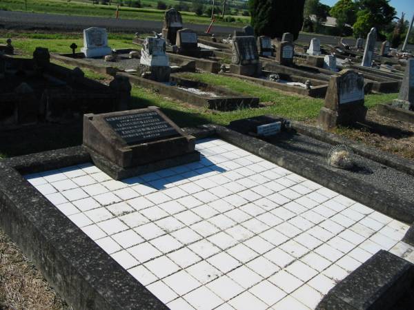 parents;  | Frederick PFEFFER,  | died 26 Jan 1936 aged 58 years;  | Auguste D. PFEFFER,  | died 28 Feb 1971 aged 90 years;  | Kalbar General Cemetery, Boonah Shire  | 