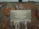 Commemorating 100 years of Lutheran worship in the Fassifern
unveiled by Dr L Edwards, deputy premier, 7-6-1980
St Johns Lutheran Church Cemetery, Kalbar, Boonah Shire