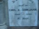 
Emil A DOMJAHN
1886 - 1930
St Johns Lutheran Church Cemetery, Kalbar, Boonah Shire


