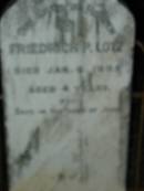 Friedrich P LOTZ
Jan 6 1905, aged 4 years
St Johns Lutheran Church Cemetery, Kalbar, Boonah Shire