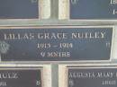 Lillas Grace NUTLEY, 1913 - 1914 aged 9 months; Engelsburg Methodist Pioneer Cemetery, Kalbar, Boonah Shire 