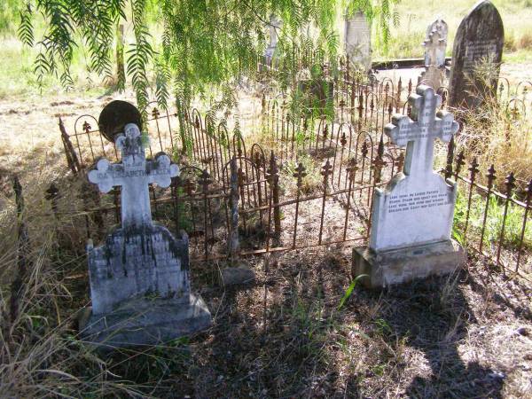 Ida Elizabeth JENSEN, mother,  | born 31 Jan 1844 died 30 March 1909;  | Reimer Jacob JENSEN,  | born 16 March 1844  | died 26 August 1923;  | Kalbar St Marks's Lutheran cemetery, Boonah Shire  |   | 