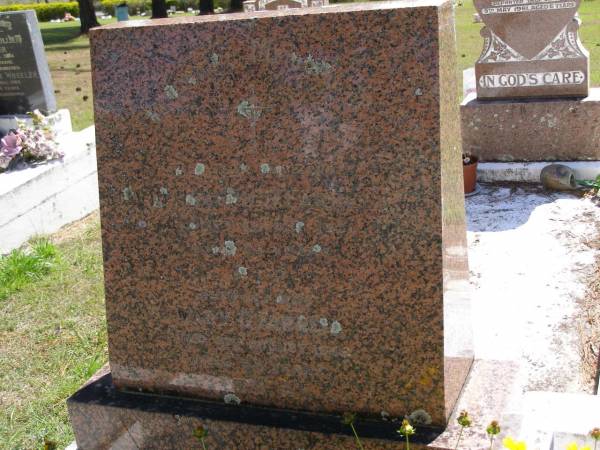 David Joseph O'FARRELL, junior,  | died 17 Aug 1931 aged 45 years;  | Mary O'FARRELL, wife,  | died 21 Aug 1949 aged 54 years;  | Kandanga Cemetery, Cooloola Shire  | 