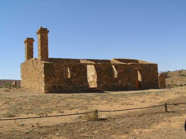 Kanyaka Homestead,  | another ruin north of Quorn,  | South Australia  | 