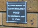 Susan Margaret WOOD d: 5 Nov 1990, aged 51 Kenmore-Brookfield Anglican Church, Brisbane 