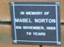 
Mabel NORTON
8 Nov 1988, aged 78
Kenmore-Brookfield Anglican Church, Brisbane
