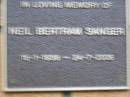 
Neil Bertram SANGER
b: 15 Jan 1938, d: 24 Jul 2008
Kenmore-Brookfield Anglican Church, Brisbane
