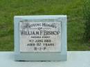 William F. BISHOP, died 4 June 1969 aged 82 years; St John's Catholic Church, Kerry, Beaudesert Shire 