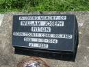 William Joseph FITTON, born County Cork Ireland, died 3-10-1956; St John's Catholic Church, Kerry, Beaudesert Shire 
