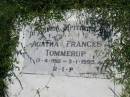Agath Frances TOMMERUP, 17-4-1912 - 3-1-1995; St John's Catholic Church, Kerry, Beaudesert Shire 