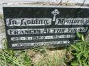 
Francis Alton YOUNG,
25-5-1924 - 25-4-198?;
St Johns Catholic Church, Kerry, Beaudesert Shire
