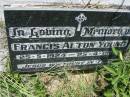 Francis Alton YOUNG, 25-5-1924 - 25-4-198?; St John's Catholic Church, Kerry, Beaudesert Shire 
