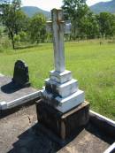 Elizabeth DUNNE, born County Cavan Ireland 20 June 1860, died 26 Sept 1925; Laurence, husband, born Kings County Ireland 5 Dec 1848, died 15 June 1928; St John's Catholic Church, Kerry, Beaudesert Shire 