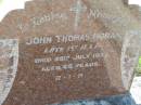 
John Thomas HORAN,
died 25 July 1937 aged 45 years;
St Johns Catholic Church, Kerry, Beaudesert Shire
