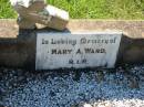 Mary A. WARD; St John's Catholic Church, Kerry, Beaudesert Shire 