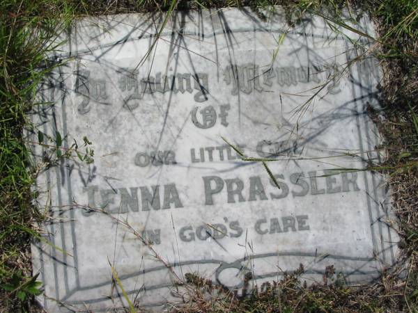 Jenna PARASSLER, little girl;  | St John's Catholic Church, Kerry, Beaudesert Shire  | 