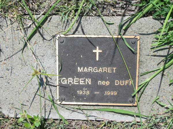 Margaret GREEN nee DUFF,  | 1938 - 1999;  | St John's Catholic Church, Kerry, Beaudesert Shire  | 