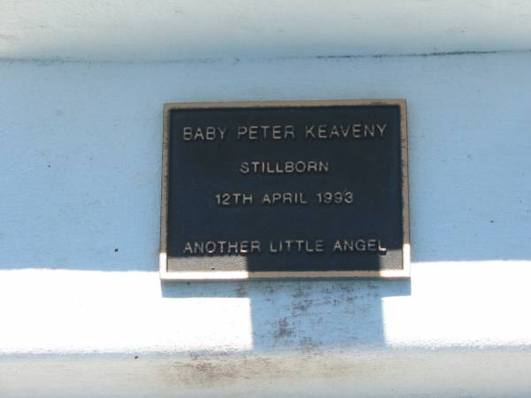baby Peter KEAVENY,  | stillborn 12 April 1993;  | St John's Catholic Church, Kerry, Beaudesert Shire  | 