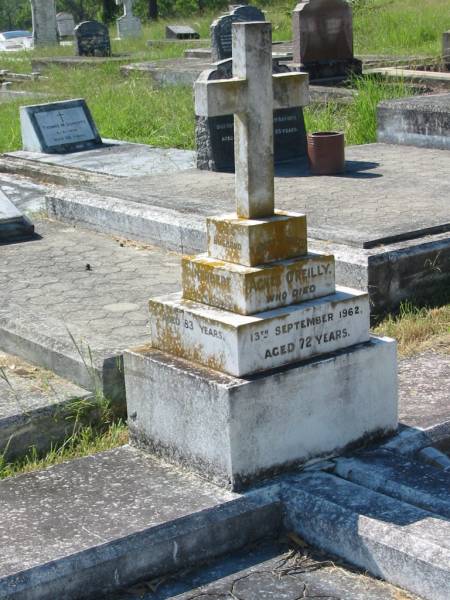 Agnes O'REILLY,  | died 13 Sept 1962 aged 72 years;  | Herbert, husband aged 83 years;  | St John's Catholic Church, Kerry, Beaudesert Shire  |   | 