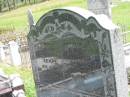 
Elizabeth SEMPF,
wife mother,
1872 - 1937;
August Friedrich SEMPF,
father,
1873? - 1953; 
Kilkivan cemetery, Kilkivan Shire
