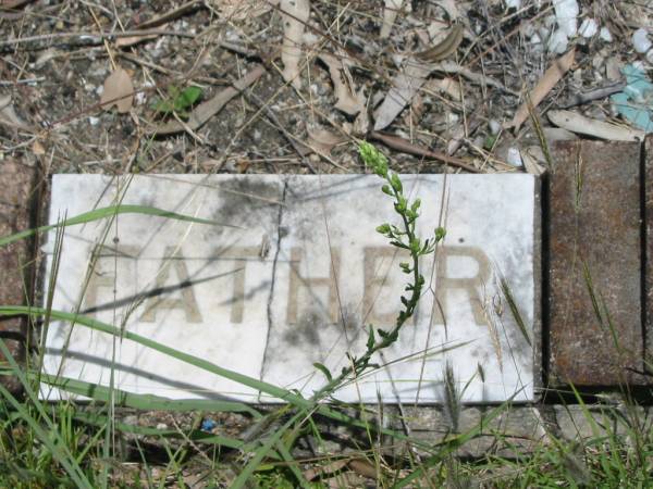 Jane RAY,  | wife mother,  | died 15 June 1932 aged 74 years;  | Joseph RAY,  | father,  | died 13 Mar 1944 aged 94 years;  | William Francis RAY,  | uncle,  | died 16 April 1931 aged 73 years;  | Kilkivan cemetery, Kilkivan Shire  | 