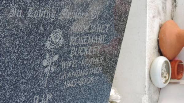 Margaret Rosemary BUCKLEY  | b: 1945  | d: 2006  |   | Kilkivan cemetery, Kilkivan Shire  | 