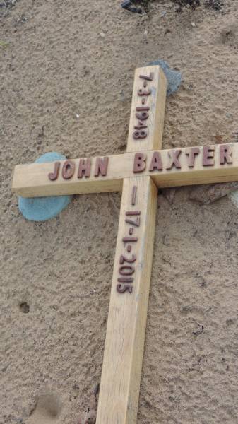 John BAXTER  | b: 7 Mar 1948  | d: 17 Jan 2015  |   | Kilkivan cemetery, Kilkivan Shire  | 